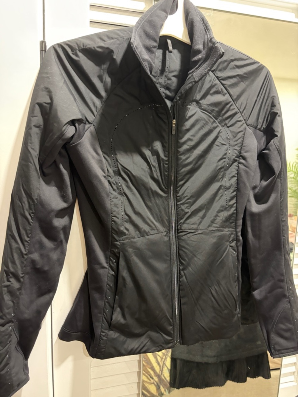 Down for cold running jacket